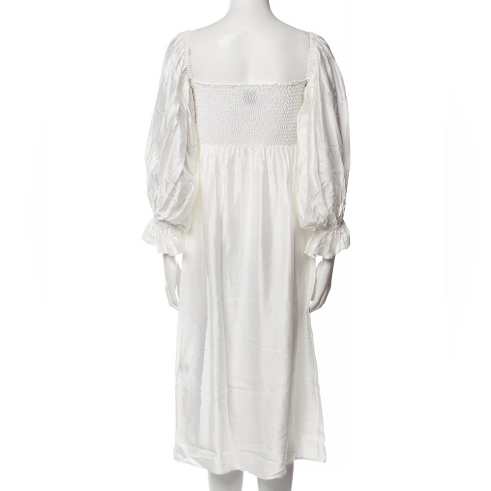 Sleeper Atlanta Off-The-Shoulder Silk Midi Dress - Picture 10 of 10